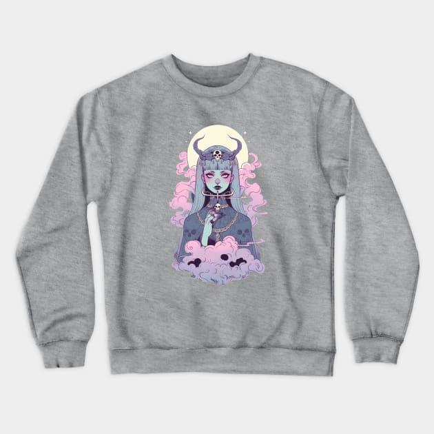 Dark Witch Crewneck Sweatshirt by DarkSideRunners